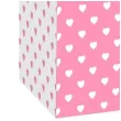 pudelka na ciasto classic mini bialo rozowe serduszka amscan 5 szt