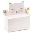 pudelka na ciasto slodki kotek bialy partydeco 6 szt