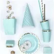 pudelka na popcorn classic paski blekitne partydeco 6 szt