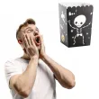 pudelka na popcorn halloween boo czarne partydeco 6 szt