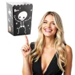 pudelka na popcorn halloween boo czarne partydeco 6 szt