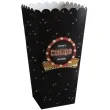 pudelka na popcorn hollywood czarny santex 8 szt