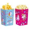 pudelka na popcorn jednorozce mix decora 6 szt