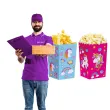 pudelka na popcorn jednorozce mix decora 6 szt