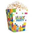 pudelka na popcorn klocki block party partypal 6 szt