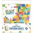 pudelka na popcorn klocki block party partypal 6 szt
