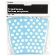 pudelka na popcorn kropki blekitne unique 8 szt