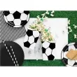 pudelka na popcorn pilka nozna biale partydeco 6szt