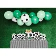pudelka na popcorn pilka nozna biale partydeco 6szt