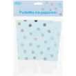 pudelka na popcorn srebrne groszki blekitny godan 4 szt