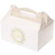 pudelko na ciasto komunia ihs biale 10 szt