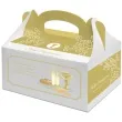 pudelko na ciasto komunia zlote fsopakowania 5 szt