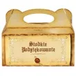 pudelko na ciasto slodkie podziekowanie old brown