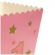 pudelko na popcorn urodziny rozowa cyfra 1 jix 6 szt
