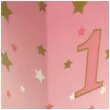 pudelko na popcorn urodziny rozowa cyfra 1 jix 6 szt