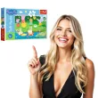 puzzle wakacje swinki peppa trefl 60 elementow