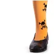rajstopy czaszki halloween pomaranczowe carnival toys