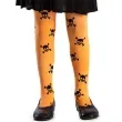rajstopy czaszki halloween pomaranczowe carnival toys
