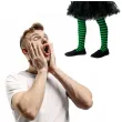 rajstopy dla dzieci halloweenowe paski zielone smiffys