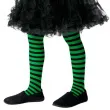 rajstopy dla dzieci halloweenowe paski zielone smiffys