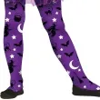 rajstopy dla dzieci symbole halloween fioletowy guirca 98 116 cm