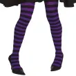 rajstopy halloween w paski fioletowo czarny guirca rozm uniw