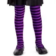 rajstopy paski halloween fioletowe carnival toys