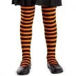 rajstopy paski halloween pomaranczowe carnival toys