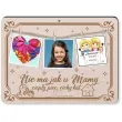 ramka dzien matki nie ma jak u mamy drewno 210x155 mm