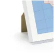 ramka na zdjecia plakat popiersie biala partydeco 13 x 18 cm