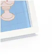 ramka na zdjecia plakat popiersie biala partydeco 13 x 18 cm