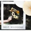 ramka selfie best wedding gadzety partydeco 59x50 cm