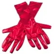 rekawiczki retro metaliczne czerwony folat 40 cm