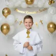 rekwizyty do zdjec fotogadzety na pierwsza komunie swieta dziewczynka w albie 6 szt