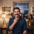 rekwizyty do zdjec na sylwestra fotogadzety na nowy rok do fotobudki szampan okulary wasy x10