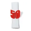ringi papierowe do serwetek 50 urodziny czerwone 6 szt