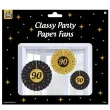 rozeta wiszaca 90 urodziny classy party 3 szt pd party
