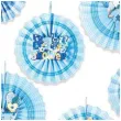 rozeta wiszaca baby shower boy niebieska 6 szt