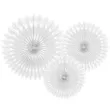 rozeta wiszaca classic bialy partydeco 20 30 cm 3 szt