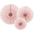 rozeta wiszaca classic pink rozowe partydeco 3 szt