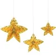 rozeta wiszaca gwiazdy zloty partydeco 24 40 cm 3 szt