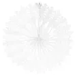 rozeta wiszaca platek sniegu folat 45 cm