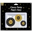 rozeta wiszaca urodziny happy birthday classy party 3 szt pd party