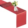 satyna gladka czerwona partydeco 0 36 x 9 m