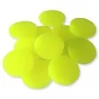 scrapki akrylowe kola neonowe zolte 25 mm 10 szt