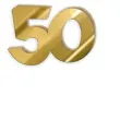 scrapki akrylowe liczba 50 mini zlote lustrzane 35x25 mm 3 szt