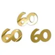scrapki akrylowe liczba 60 mini zlote lustrzane 35x25 mm 3 szt