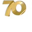 scrapki akrylowe liczba 70 mini zlote lustrzane 35x25 mm 3 szt