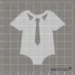 scrapki beermata body z krawatem 72x70 mm