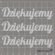 scrapki beermata napis dziekujemy 90x21 mm 3 szt
